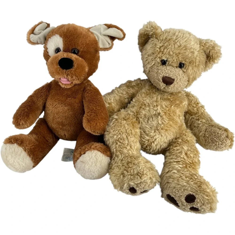 Build-A-Bear Workshop Plush Lot of 4 - Lil Cubs, Curly, Sugar Puppy